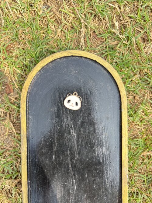Wobbly Panda Face Charm