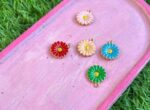 Vibrant Daisy Connector Charms