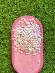 Pastel Matte Heart Beads