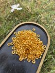 Plain Circle Spacer Beads (Golden)