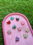 Glitter Butterfly Charm
