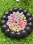 Cocoa Beads with Pastel Star  Charms (35g Mix)