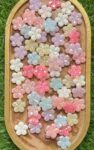 Iridescent Pastel Flower Beads (35g)