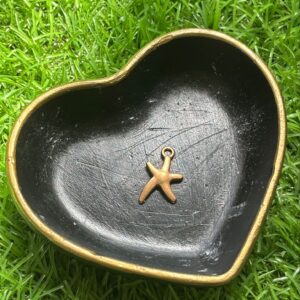 Rustic Bronze-Toned Starfish Charm (Single)