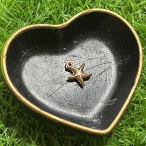 Elegant Gold-Toned Starfish Charm (Single)