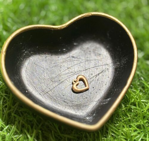 Sweet Gold-Toned Open Heart Charm (Single)