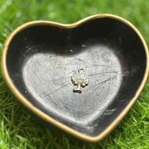 Delicate Silver-Toned Tree Charm (Single)