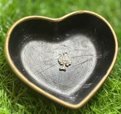 Delicate Silver-Toned Tree Charm (Single)