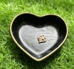 Elegant Gold-Toned Filigree Heart Charm (Single)