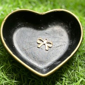 Delicate Gold-Toned Outline Bow Charm (Single)