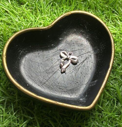 Delicate Silver-Toned Bow Charm (Single)