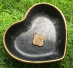 Lucky Gold-Toned Four-Leaf Clover Charm (Single)