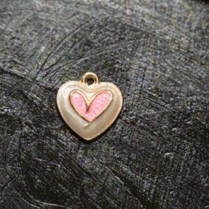 1  Piece Heart with Inner Heart Charm