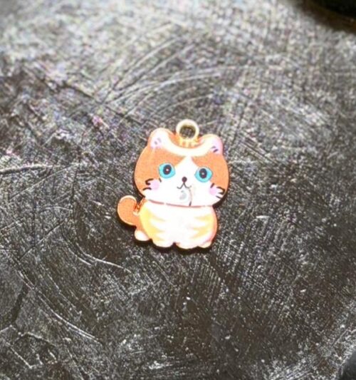 1 Piece Sitting Kitten Charm