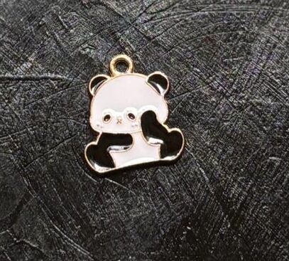 1 Piece Sitting Panda Charm