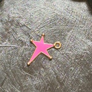 Pink Star Charm