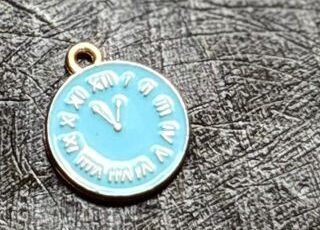 Analog Clock Charm