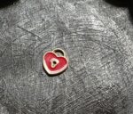 Red Heart Lock Charm