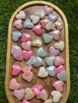 Iridescent Heart Beads
