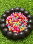Colorful Flower Clay beads 35 gram pack