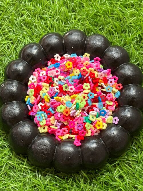 Colorful Flower Clay beads 35 gram pack