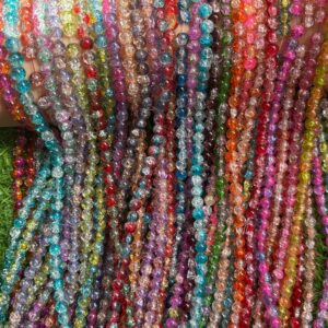 Double Shade Crack Beads