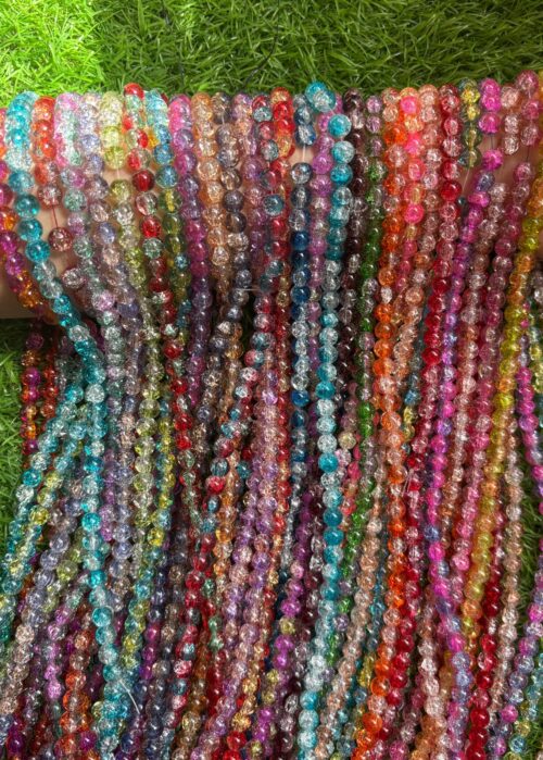 Double Shade Crack Beads
