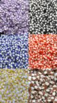 200+ pieces Clay Beads Double Tone