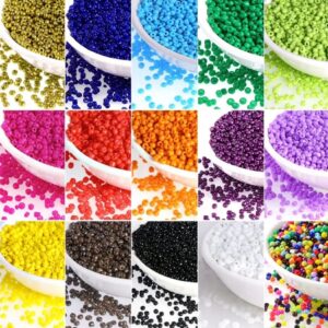 Seed Beads AOGUE 150pcs/500pcs/1000pcs 2mm  4mm Multi size Multi color Rice Beads
