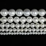 3-10mm  Assorted Size  White Round Pearl Beads - Perfect for   DIY Bracelets, Necklaces, and Craft Projects - Versatile DIY Jewelry Making Supplies, Craft Bead Accessories | Assorted Bead Set | Smooth Texture Beads, Bead Craft Supplies