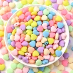30pcs 10x11mm Colorful Matte Heart Shape Acrylic Spacer Beads For Diy Handmade Bracelet Necklace Earrings Jewelry Making Craft Supplies