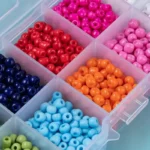 Acrylic Seed Bead Jewelry Making Kit - 10 Grid Assorted Color Bead Craft Set with Elastic Threads for DIY Bracelets, Necklaces, Rings, Keychains