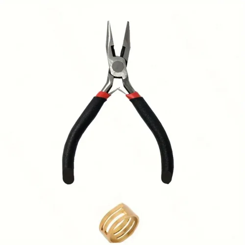 DIY Handmade Pliers, 1 Golden Ring, And 1 Golden Ring Can Be Used to Make And Repair Various Jewelry Accessories