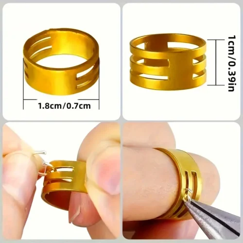 DIY Handmade Pliers, 1 Golden Ring, And 1 Golden Ring Can Be Used to Make And Repair Various Jewelry Accessories