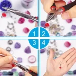 DIY Handmade Pliers, 1 Golden Ring, And 1 Golden Ring Can Be Used to Make And Repair Various Jewelry Accessories