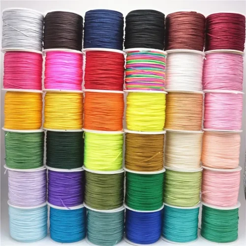 30m/lot 0.8mm Cotton Cord Nylon Cord Thread String DIY Beading Braided Bracelet Jewelry Making