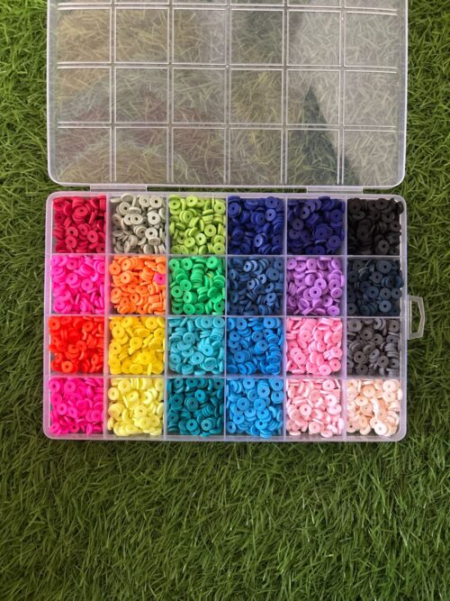 Clay bead kit 24 colors box