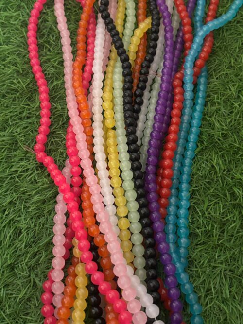 Glass beads bundle 10 random color glass beads strands