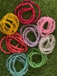 Bundle of crack beads 8 random color strand