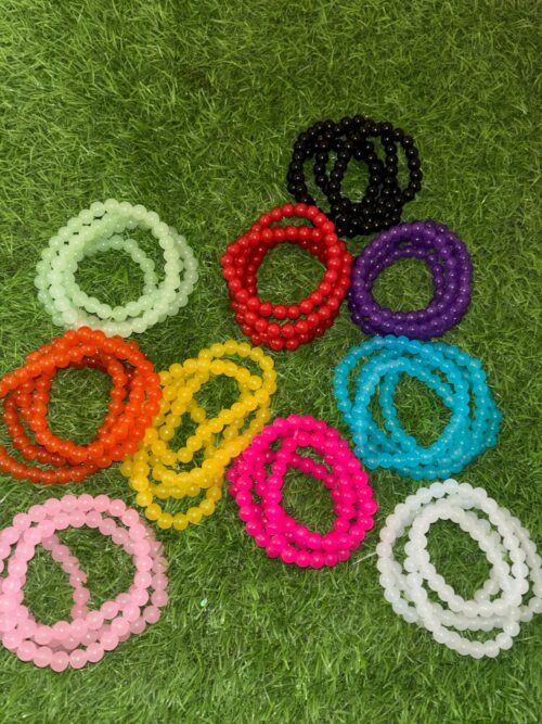 Glass beads bundle 10 random color glass beads strands