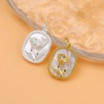 1pcs Rose Radiance Charm Pinterst Style For Jewellery Making