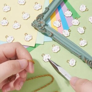 Enamel Chubby Cloud Charm