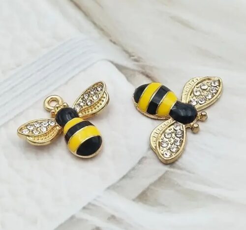 Beaded Big Queen Bee Charm