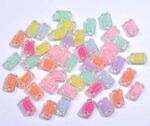 Acrylic Cylander Beads For Bracelet, Keychain ,Bag Crafting