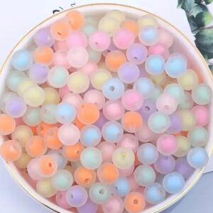 Acrylic Circle Ball Beads For Bracelet,Keychain And Bags Crafting