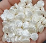 Sea Shell Pearl White Beads For Crafting | beads | bracelet |keychain beads