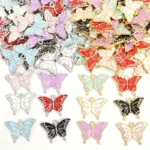 Enamel Butterfly Charm | pinterest butterfly