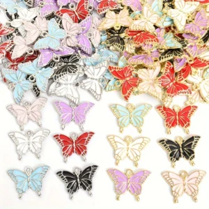 Enamel Butterfly Charm | pinterest butterfly