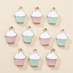 CUTE MINI CUPCAKE CHARMS