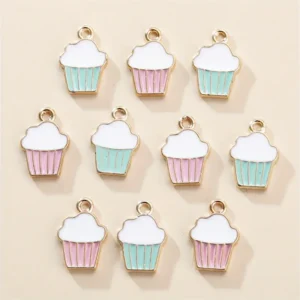 CUTE MINI CUPCAKE CHARMS
